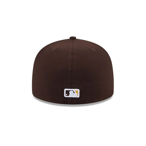 San Diego Padres State Outline Fitted Cap in Brown