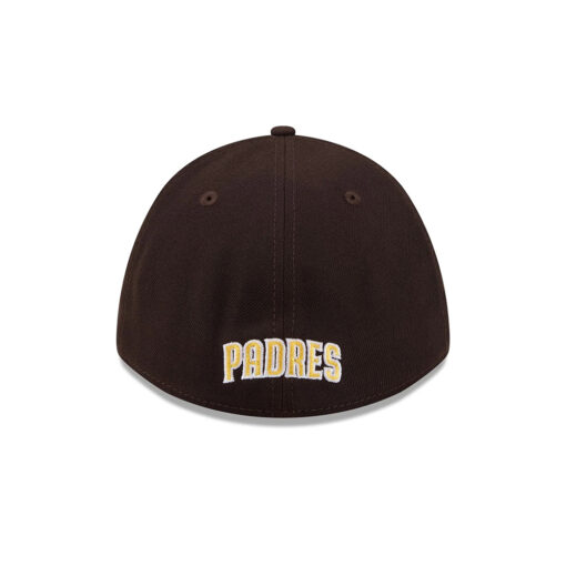 San Diego Padres Team Mascot M-Crown Stretch-Fit Cap in Brown