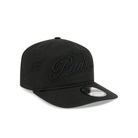 San Diego Padres Tonal Script Adjustable Cap in Black