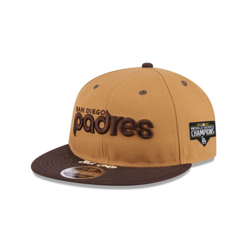 San Diego Padres Wheat Tone Snapback in Brown