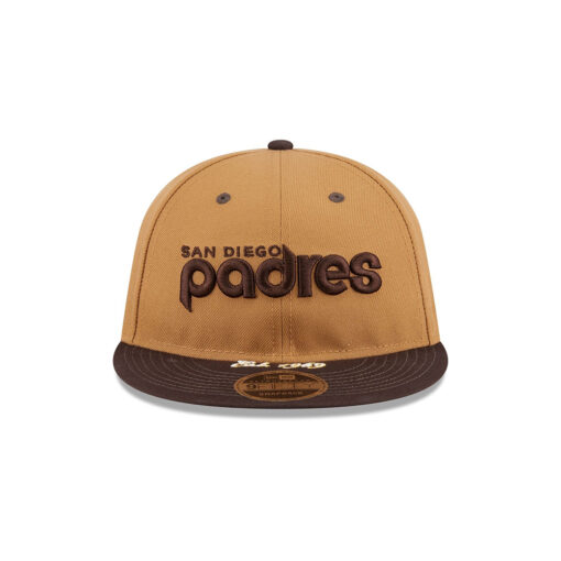 San Diego Padres Wheat Tone Snapback in Brown