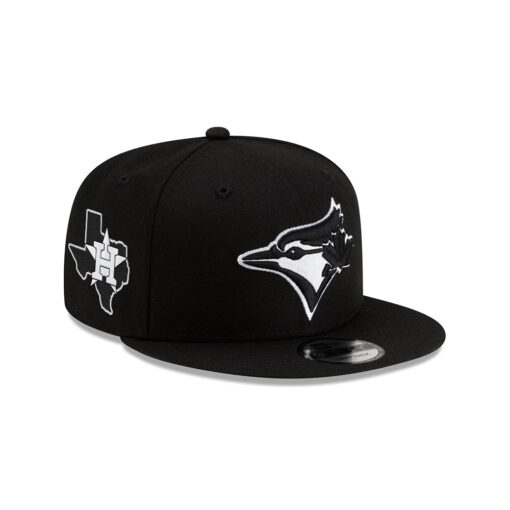 Toronto Blue Jays Monochrome Snapback in Black and White