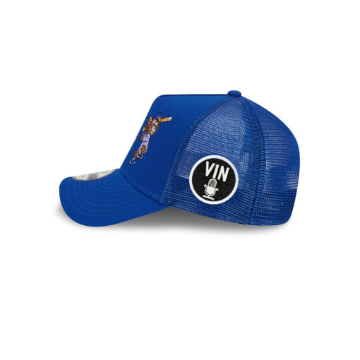 Chicago Cubs Bear Mascot A-Frame Snapback in Blue Chicago Cubs Bear Mascot A-Frame Snapback in Blue