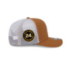 Chicago Cubs Bronze Alt Fan Trucker Cap in Khaki