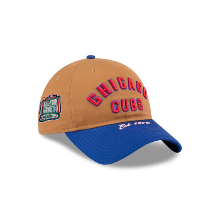 Chicago Cubs Bronze Fan Adjustable Cap in Brown