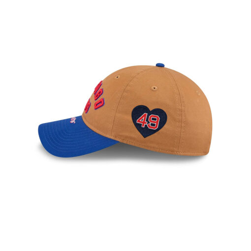 Chicago Cubs Bronze Fan Adjustable Cap in Brown