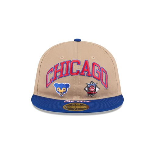 Chicago Cubs Camel Retro Fitted Cap in Brown Chicago Cubs Camel Retro Fitted Cap in Brown