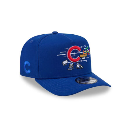 Chicago Cubs Cartoon Fan Snapback Cap in Blue