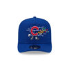 Chicago Cubs Cartoon Fan Snapback Cap in Blue