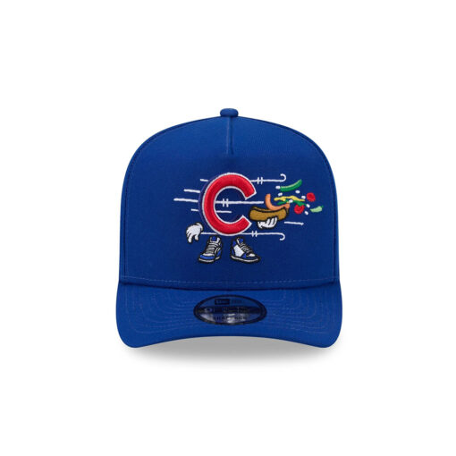 Chicago Cubs Cartoon Fan Snapback Cap in Blue