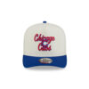 Chicago Cubs Chainstitch Fan Snapback Cap in White 2 Chicago Cubs Chainstitch Fan Snapback Cap in White
