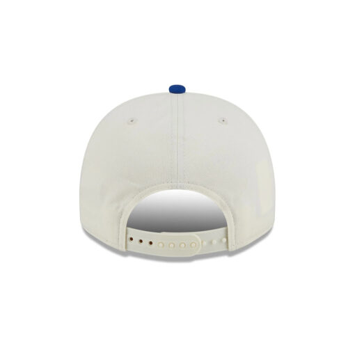 Chicago Cubs Chainstitch Fan Snapback Cap in White Chicago Cubs Chainstitch Fan Snapback Cap in White