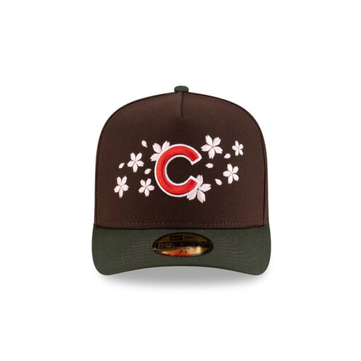 Chicago Cubs Cherry Blossom A-Frame Fitted Cap