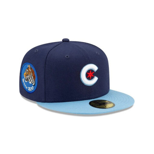 Chicago Cubs City Night Fitted Cap in Navy