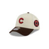Chicago Cubs City Script Snapback Cap in Cream