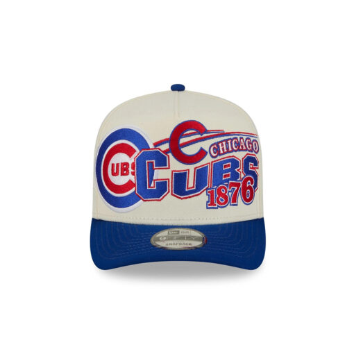Chicago Cubs Classic Chrome Snapback Cap in White