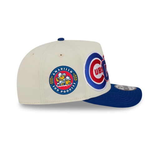 Chicago Cubs Classic Chrome Snapback Cap in White