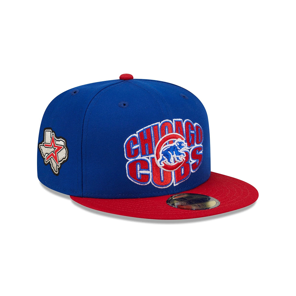 Chicago Cubs Classic Fan Fitted Cap in Navy Chicago Cubs Classic Fan Fitted Cap in Navy