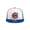 Chicago Cubs Classic Replica Fitted Cap in White Blue