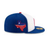 Chicago Cubs Classic Replica Fitted Cap in White Blue