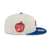 Chicago Cubs Clean Chrome Fitted Cap in White