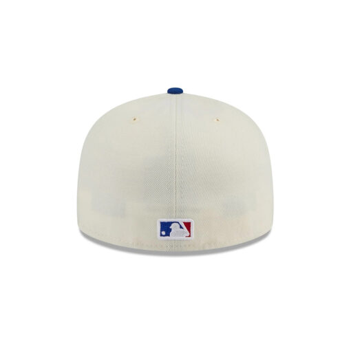 Chicago Cubs Clean Chrome Fitted Cap in White