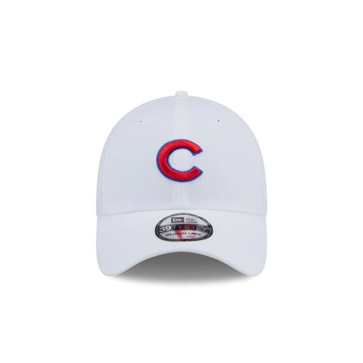 Chicago Cubs Clean White Stretch-Fit Cap
