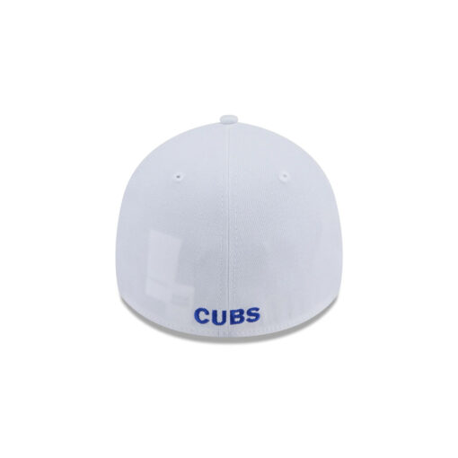 Chicago Cubs Clean White Stretch-Fit Cap