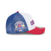Chicago Cubs Curved Stripe M-Crown A-Frame Snapback in White 4 Chicago Cubs Curved Stripe M-Crown A-Frame Snapback in White