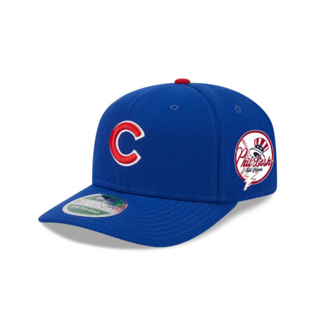 Chicago Cubs Game Day Stretch-Snap Cap in Blue
