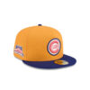 Chicago Cubs Gold Logo Fitted Cap in Gold