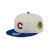 Chicago Cubs Local Script Snapback Cap in Cream