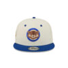 Chicago Cubs Mascot Pin Snapback Cap in Cream 2 Chicago Cubs Mascot Pin Snapback Cap in Cream