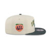 Chicago Cubs Metallic Logo Adjustable Cap in Cream