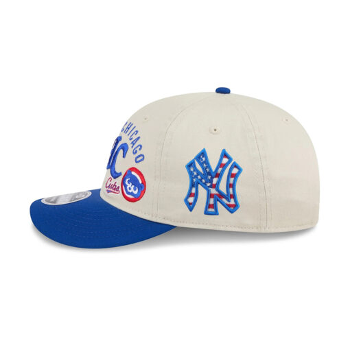 Chicago Cubs Multi-Patch Snapback in White