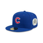 Chicago Cubs Number 42 Tribute Fitted Cap in Blue