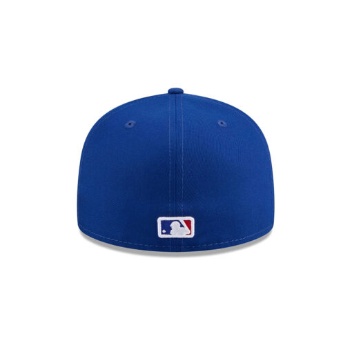 Chicago Cubs Number 42 Tribute Fitted Cap in Blue