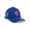 Chicago Cubs Number 42 Tribute Stretch-Fit Cap in Blue