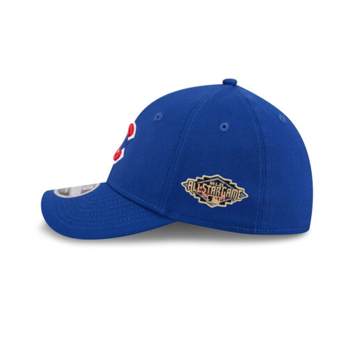 Chicago Cubs Number 42 Tribute Stretch-Fit Cap in Blue