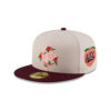 Chicago Cubs Rose Graphic Fitted Cap in Cream