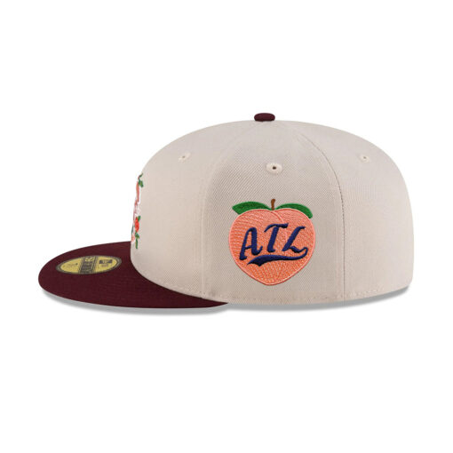 Chicago Cubs Rose Graphic Fitted Cap in Cream