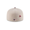 Chicago Cubs Rose Graphic Fitted Cap in Cream