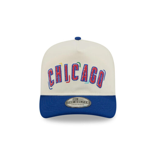 Chicago Cubs Scribble Wordmark Golfer Cap in White