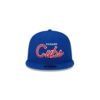 Chicago Cubs Script Fan Snapback Cap in Blue