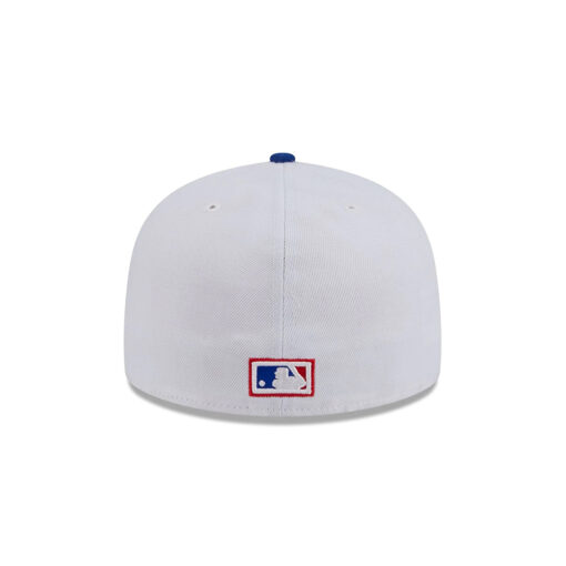 Chicago Cubs Script Stripe A-Frame Fitted Cap in White