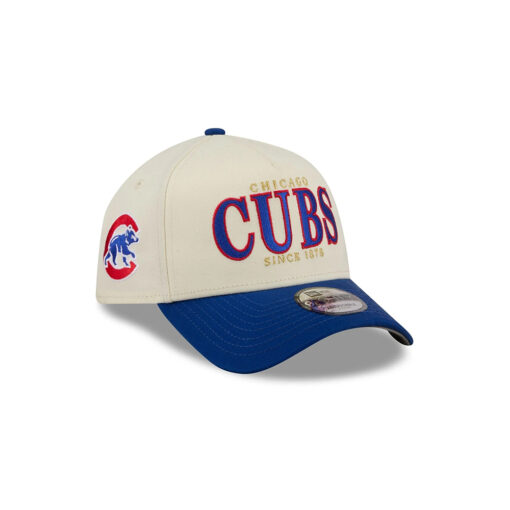 Chicago Cubs Season Opener Snapback Cap in Chrome White