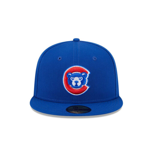 Chicago Cubs Shadow Mark Fitted Cap in Navy