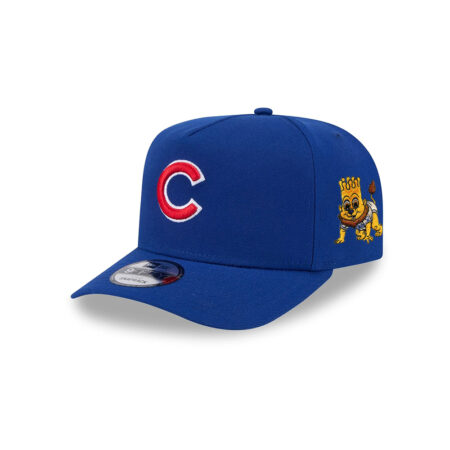 Chicago Cubs Side Patch A-Frame Snapback in Blue