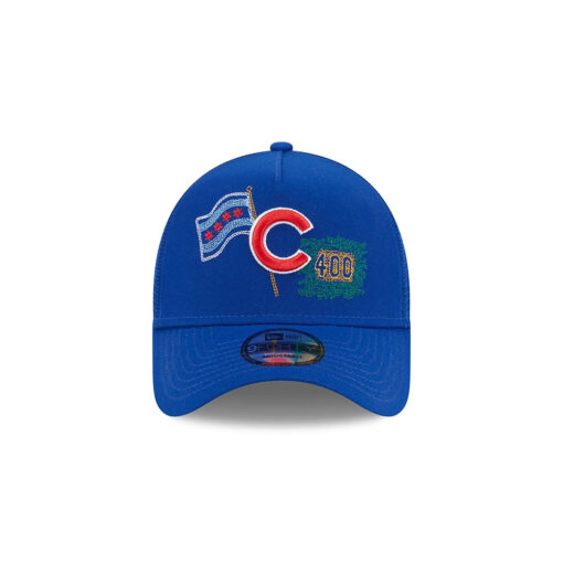 Chicago Cubs State Outline A-Frame Snapback in Blue Chicago Cubs State Outline A-Frame Snapback in Blue