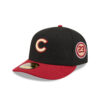 Chicago Cubs Team Card Graphic Fitted Cap in Black